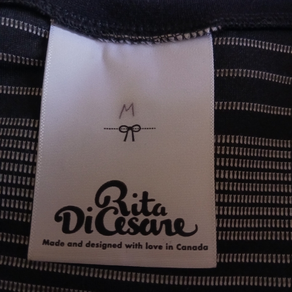 Rita DiCesare Black & White Dress - Picture 2 of 3